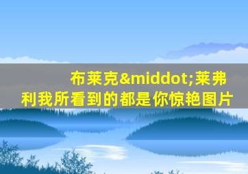 布莱克·莱弗利我所看到的都是你惊艳图片