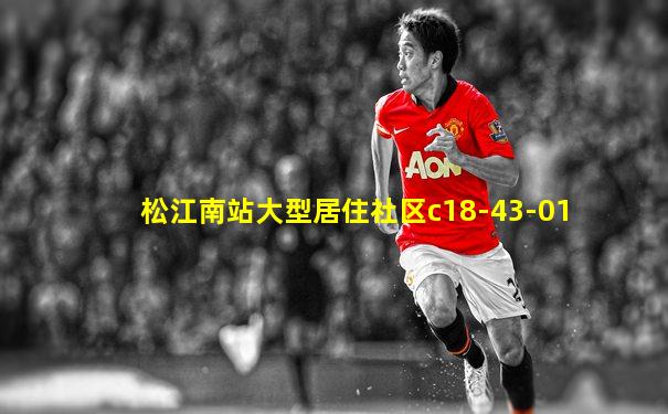 松江南站大型居住社区c18-43-01