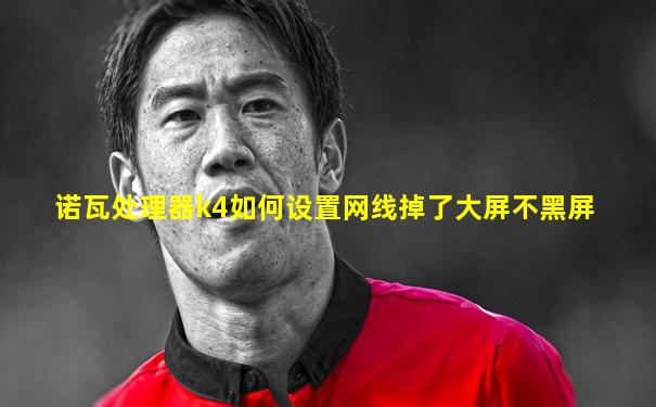 诺瓦处理器k4如何设置网线掉了大屏不黑屏